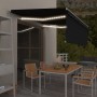Toldo retráctil manual con persiana y LED antracita 4x3 m von , Markisen - Ref: Foro24-3069304, Preis: 369,16 €, Rabatt: %