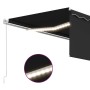 Toldo retráctil manual con persiana y LED antracita 4x3 m von , Markisen - Ref: Foro24-3069304, Preis: 369,16 €, Rabatt: %