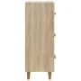 Plywood oak Sonoma color sideboard 34.5x34x90 cm by vidaXL, Sideboards - Ref: Foro24-812342, Price: 64,18 €, Discount: %