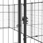 Perrera de exterior de acero 79,86 m² de , Casetas y cercados para perros - Ref: Foro24-3082327, Precio: 1,00 €, Descuento: %