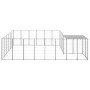 Perrera plateada 12,1 m² acero von , Hundehütten und Zäune - Ref: Foro24-3082220, Preis: 400,03 €, Rabatt: %