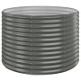 Jardinera arriate acero recubrimiento polvo gris 100x100x68 cm von , Töpfe und Pflanzgefäße - Ref: Foro24-319054, Preis: 46,4...
