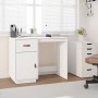 Escritorio de madera maciza de pino blanco 95x50x75 cm by , Desks - Ref: Foro24-820103, Price: 138,52 €, Discount: %