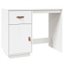 Escritorio de madera maciza de pino blanco 95x50x75 cm by , Desks - Ref: Foro24-820103, Price: 138,52 €, Discount: %