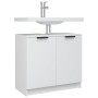 White plywood bathroom cabinet 64.5x33.5x59 cm by vidaXL, Lockers and storage cabinets - Ref: Foro24-811304, Price: 59,24 €, ...
