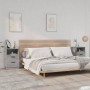 Mesitas de noche 2 uds madera contrachapada gris Sonoma | Foro24.es | Tu tienda online para hogar, jardín y más Foro24.es