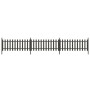 Valla de jardín con postes 3 piezas WPC 614x80 cm by , fenced with pickets - Ref: Foro24-318090, Price: 221,83 €, Discount: %