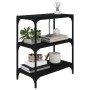 Estantería madera contrachapada y acero negro 60x33x70,5 cm by , Bookcases and shelves - Ref: Foro24-819322, Price: 43,03 €, ...