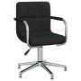 Silla de comedor giratoria tela negro de , Sillas de comedor - Ref: Foro24-3088068, Precio: 86,54 €, Descuento: %