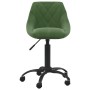 Silla de oficina de terciopelo verde oscuro | Foro24.es | Tu tienda online para hogar, jardín y más Foro24.es