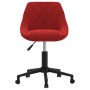 Silla de comedor giratoria de terciopelo vino tinto | Foro24.es | Tu tienda online para hogar, jardín y más Foro24.es