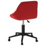 Silla de comedor giratoria de terciopelo vino tinto | Foro24.es | Tu tienda online para hogar, jardín y más Foro24.es