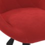 Silla de comedor giratoria de terciopelo vino tinto | Foro24.es | Tu tienda online para hogar, jardín y más Foro24.es
