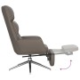 Sillón de relax y reposapiés cuero auténtico y sintético gris von , Sessel - Ref: Foro24-3097745, Preis: 185,74 €, Rabatt: %