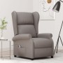 Sillón orejero reclinable eléctrico tela taupe | Foro24.es | Tu tienda online para hogar, jardín y más Foro24.es