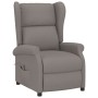 Sillón orejero reclinable eléctrico tela taupe | Foro24.es | Tu tienda online para hogar, jardín y más Foro24.es