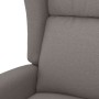 Sillón orejero reclinable eléctrico tela taupe | Foro24.es | Tu tienda online para hogar, jardín y más Foro24.es