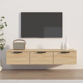 Sonoma oak engineered wood wall cabinet 102x30x20 cm by vidaXL, Shelves and shelves - Ref: Foro24-811406, Price: 65,29 €, Dis...