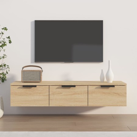 Wandschrank aus Sonoma-Eichenholzwerkstoff, 102 x 30 x 20 cm von vidaXL, Regale und Regale - Ref: Foro24-811406, Preis: 65,29...