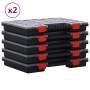 Cajas de accesorios 10 unidades polipropileno 40x30x5 cm de , Cajas de herramientas - Ref: Foro24-3106445, Precio: 114,25 €, ...