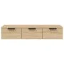 Armario de pared madera de ingeniería roble sonoma 102x30x20 cm de vidaXL, Estantes y estanterías - Ref: Foro24-811406, Preci...