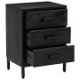 Mesitas de noche 2 uds madera maciza de pino negro 40x30x55 cm | Foro24.es | Tu tienda online para hogar, jardín y más Foro24.es