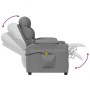 Sillón de masaje eléctrico tela gris claro | Foro24.es | Tu tienda online para hogar, jardín y más Foro24.es
