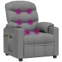 Sillón de masaje eléctrico tela gris claro | Foro24.es | Tu tienda online para hogar, jardín y más Foro24.es