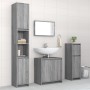 Set de muebles de baño 4 pzas madera contrachapada gris sonoma | Foro24.es | Tu tienda online para hogar, jardín y más Foro24.es