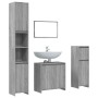 Set de muebles de baño 4 pzas madera contrachapada gris sonoma | Foro24.es | Tu tienda online para hogar, jardín y más Foro24.es