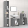 Set de muebles de baño 4 pzas madera contrachapada gris sonoma | Foro24.es | Tu tienda online para hogar, jardín y más Foro24.es