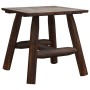 Juego de muebles de jardín 3 piezas madera maciza de abeto