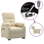 Sillón de masaje eléctrico tela color crema | Foro24.es | Tu tienda online para hogar, jardín y más Foro24.es