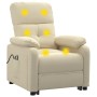 Sillón de masaje eléctrico tela color crema | Foro24.es | Tu tienda online para hogar, jardín y más Foro24.es