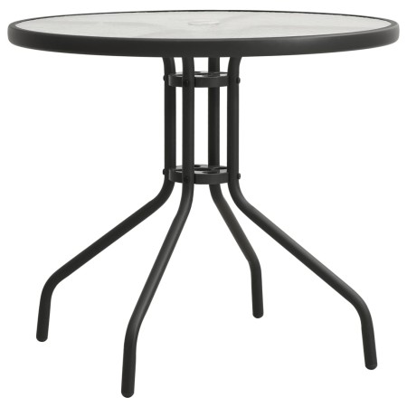 Mesa de jardín bistró de acero gris antracita Ø80x71 cm | Foro24.es | Tu tienda online para hogar, jardín y más Foro24.es