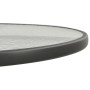 Mesa de jardín bistró de acero gris antracita Ø80x71 cm | Foro24.es | Tu tienda online para hogar, jardín y más Foro24.es