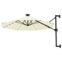 Sombrilla de jardín de pared con luces LED arena 300 cm von , Sonnenschirme - Ref: Foro24-312522, Preis: 119,05 €, Rabatt: %