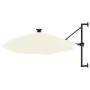 Sombrilla de jardín de pared con luces LED arena 300 cm von , Sonnenschirme - Ref: Foro24-312522, Preis: 119,05 €, Rabatt: %