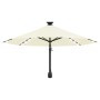 Sombrilla de jardín de pared con luces LED arena 300 cm von , Sonnenschirme - Ref: Foro24-312522, Preis: 119,05 €, Rabatt: %