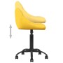 Silla de comedor de terciopelo amarillo mostaza | Foro24.es | Tu tienda online para hogar, jardín y más Foro24.es