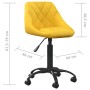 Silla de comedor de terciopelo amarillo mostaza | Foro24.es | Tu tienda online para hogar, jardín y más Foro24.es