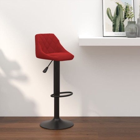 Taburete de cocina de terciopelo color vino tinto by , Kitchen stools - Ref: Foro24-335344, Price: 75,95 €, Discount: %