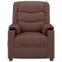 Sillón reclinable de cuero sintético marrón | Foro24.es | Tu tienda online para hogar, jardín y más Foro24.es