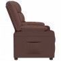 Sillón reclinable de cuero sintético marrón | Foro24.es | Tu tienda online para hogar, jardín y más Foro24.es