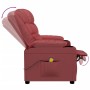 Sillón reclinable de cuero sintético rojo tinto | Foro24.es | Tu tienda online para hogar, jardín y más Foro24.es