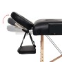 Camilla de masaje y taburete plegable 2 zonas 10 cm negro | Foro24.es | Tu tienda online para hogar, jardín y más Foro24.es