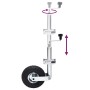 Rueda jockey para remolque con abrazadera partida acero 48 mm by , Trailers for goods and transport - Ref: Foro24-152240, Pri...