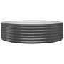 Jardinera arriate acero recubierto polvo antracita 140x140x36cm by , Pots and planters - Ref: Foro24-319021, Price: 42,69 €, ...