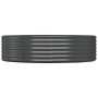 Jardinera arriate acero recubierto polvo antracita 140x140x36cm by , Pots and planters - Ref: Foro24-319021, Price: 42,69 €, ...