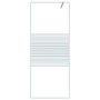 Mampara de ducha vidrio ESG transparente blanco 80x195 cm by , Shower walls and screens - Ref: Foro24-152150, Price: 136,38 €...
